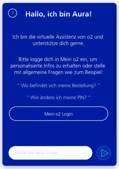 Chatbot von o2