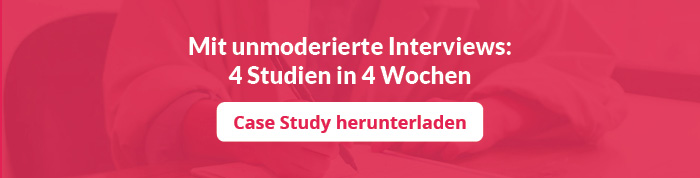 Tiefeninterviews: 4 Studien in 4 Wochen. Case Study herunterladen